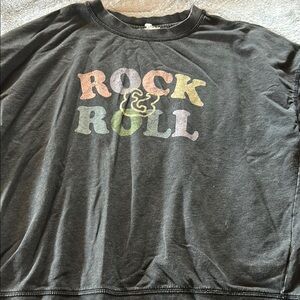 Kids Rock & Roll Graphic Tee - Black